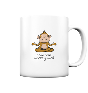 Calm your monkey mind - Tasse matt