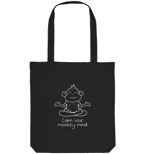 Calm your monkey mind - Organic Tote-Bag