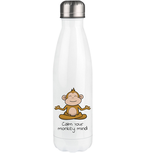 Calm your monkey mind - Thermoflasche 500ml